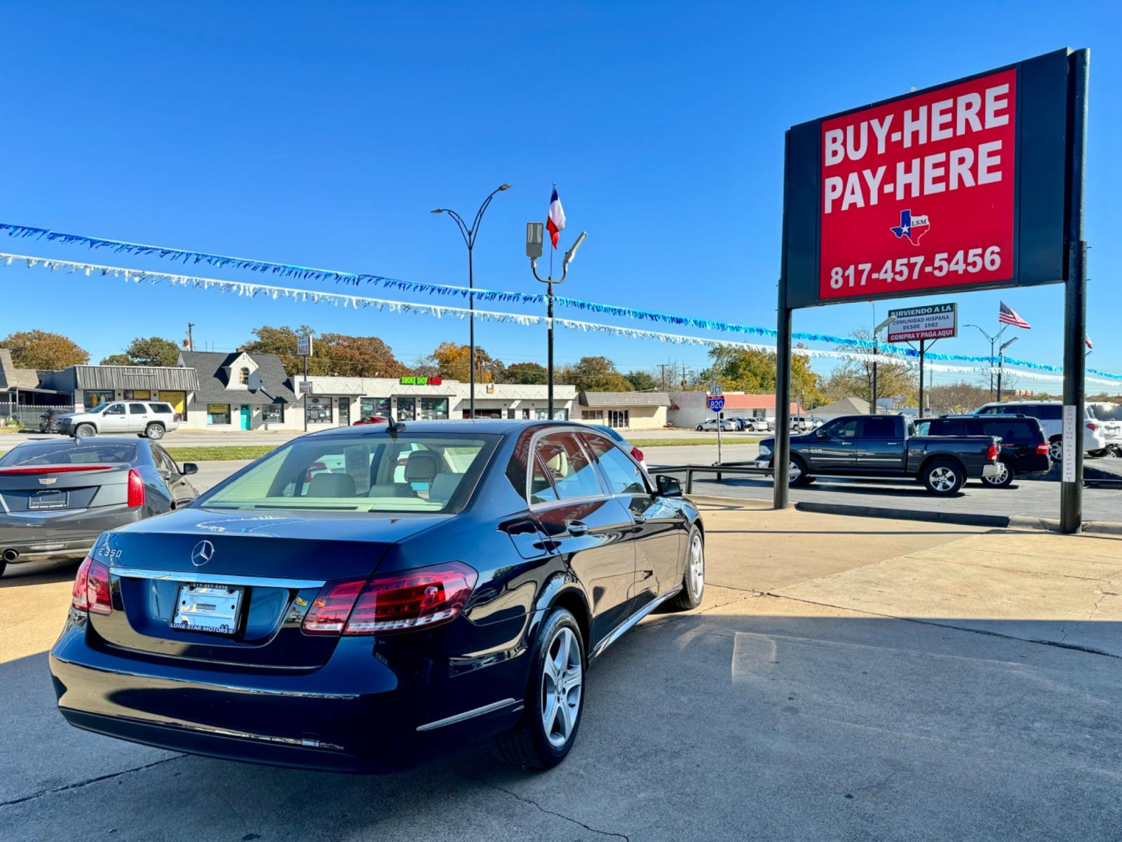 2014 BLACK MERCEDES-BENZ E-CLASS E350 (WDDHF5KB1EA) , located at 5900 E. Lancaster Ave., Fort Worth, TX, 76112, (817) 457-5456, 0.000000, 0.000000 - This is a 2014 MERCEDES-BENZ E-CLASS E350 4 DOOR SEDAN that is in excellent condition. There are no dents or scratches. The interior is clean with no rips or tears or stains. All power windows, door locks and seats. Ice cold AC for those hot Texas summer days. It is equipped with a CD player, AM/FM - Photo #5